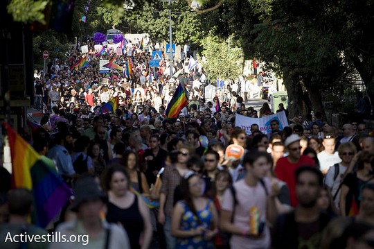 מצעד הגאווה בבירושלים 2010 (צילום: אקטיבסטילס)