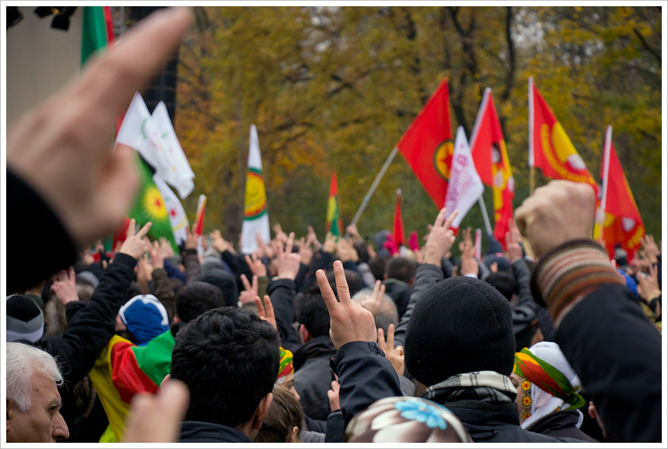 הפגנה של תומכי הפק"ק בברלין (Montecruz Foto CC BY-SA 2.0)