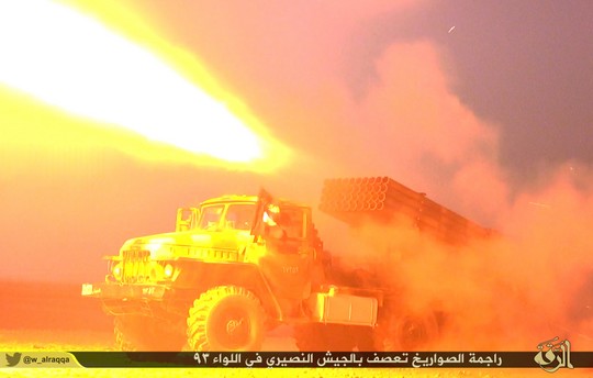 ארטילריה של כוחות דאע"ש (צילום: המדינה האסלאמית)