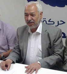 מנהיג מפלגת התקומה, ראשד אל-ע'נושי (צילום: Magharebia, פליקר CC BY 2.0)