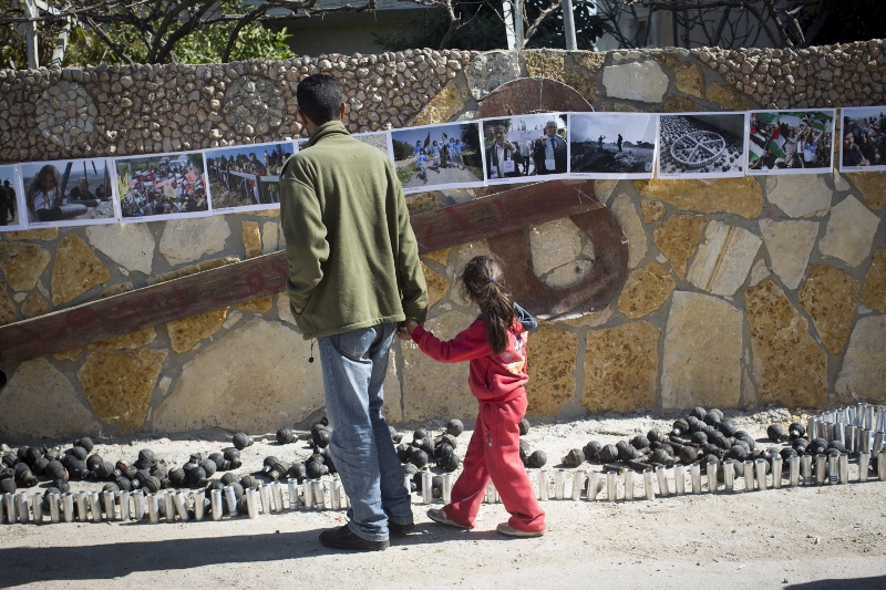 תערוכת תמונות אקטיבסטילס בכפר בלעין (אורן זיו / אקטיבסטילס)