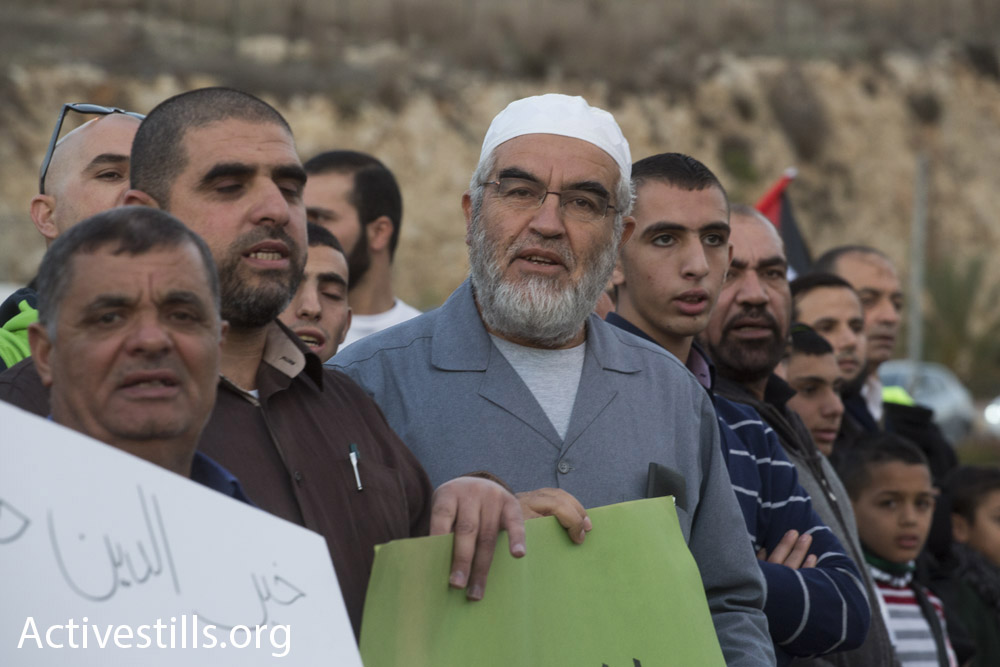 השייח' ראיד סלאח, מנהיג הפלג הצפוני של התנועה האסלאמית ולשעבר ראש עיריית אום אל-פחם (אורן זיו / אקטיבסטילס)