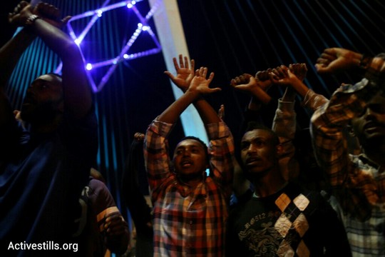 מחאת הקהילה האתיופית נגד אלימות משטרתית (אורן זיו)