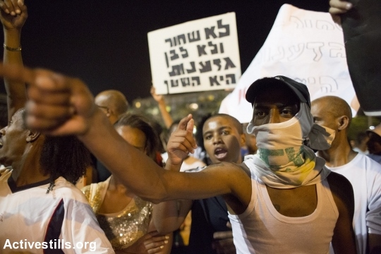 הפגנת יוצאי אתיופיה נגד גזענות, תל אביב (אורן זיו / אקטיבסטילס)