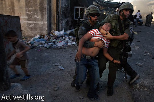 מעצר של ילד בירושלים המזרחית. אילוסטרציה. (טס שפלן/אקטיבסטילס)