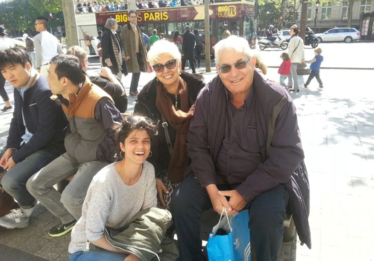 מוטי קירשנבאום ואני, פריז 2014