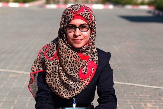 שורוק עאילה, בת 20, מחנה פליטים ג'באליה. (שורוק עאילה)