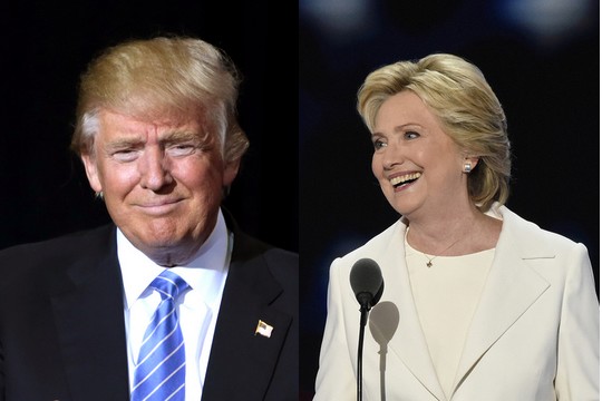 המועמדים הכי פחות פופולריים בהיסטןריה של הבחירות בארה"ב. הילארי קלינטון ודונלד טראמפ (צילום הילארי: ABC/Ida Mae Astute, צילום טראמפ: Gage Skidmore. פליקר)