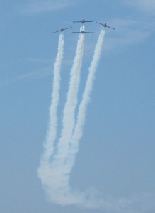 מטס חיל האויר מעל חוף ירושלים