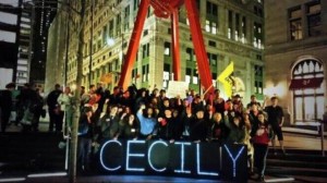 הפגנה לתמיכה במקמילן בפארק זוקוטי. occupy wall street | צילום: JamesFTInternet