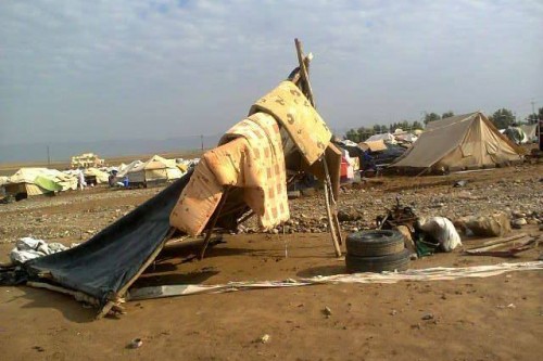 מחנה הפליטים היזידי ח'אנכ. צילום: סעד אל-עוודאל 