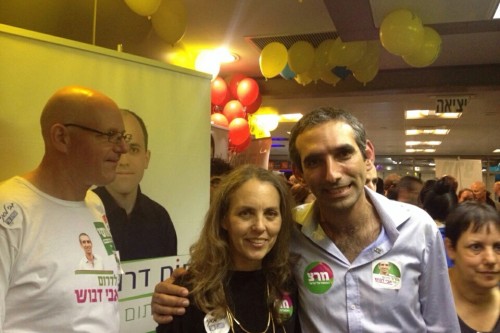 גבי לסקי ואבי דבוש. צילום: יעל מרום