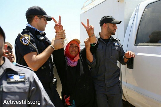 מעצרים באל-עראקיב. צילום" אורן זיו/אקטיבסטילס