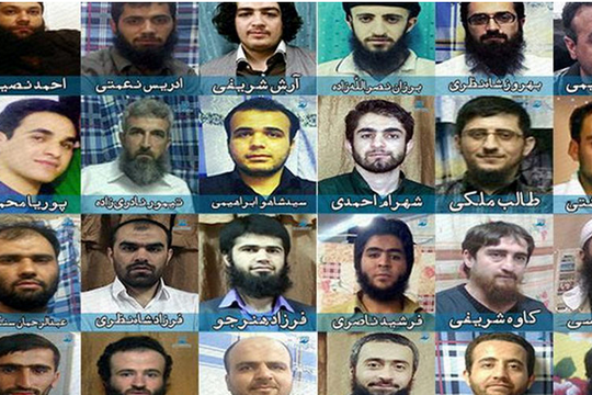 בידוד ממושך, עינויים פיזיים ונפשיים, וגזר דין מוות בתוך דקות. חלק מהאסירים הסונים הכורדים שהוצאו להורג באיראן.