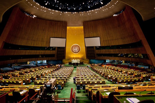 אולם העצרת הכללית של האו"ם, ניו יורק (Art L CC BY-NC-ND 2.0)