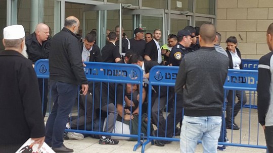 אלימות משטרתית בדיון מחמד אבראהים
