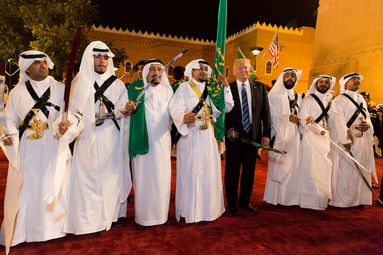 הנשיא טראמפ בביקור בסעודיה (צילום: Shealah Craighead, הבית הלבן CC BY 2.0)