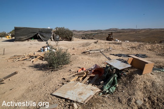 הכפר ההרוס אל עראקיב, לאחר ההריסה ה-120 (צילום: קרן מנור/אקטיבסטילס)