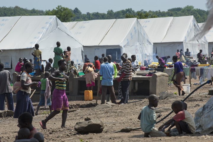 מחנה פליטים בצפון אוגנדה. נפתח לקליטת פליטי מדרום סודאן ביוני 2017. (UN Photo/Mark Garten)