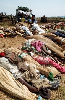 רצח העם ברואנדה, 1994 (צילום: רוז ריינהולדס, משרד ההגנה האמריקאי)