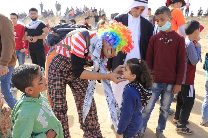 מוקדם יותר היום במחנה השיבה מזרחית לאל-בורייג' (צילום: ח'אלד אל-עזאייזה, בצלם)