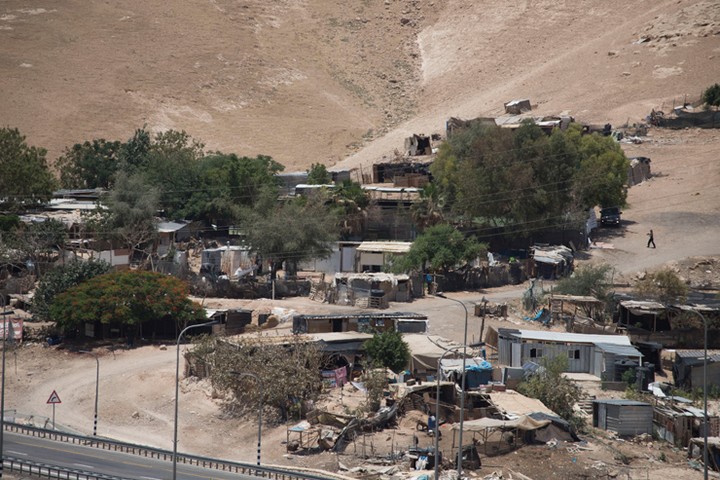 הכפר ח'אן אל-אחמר. ההחלטה של בג"צ לפנות הפך אותו למוקד של עניין בינלאומי (צילום: אורן זיו/אקטיבסטילס)