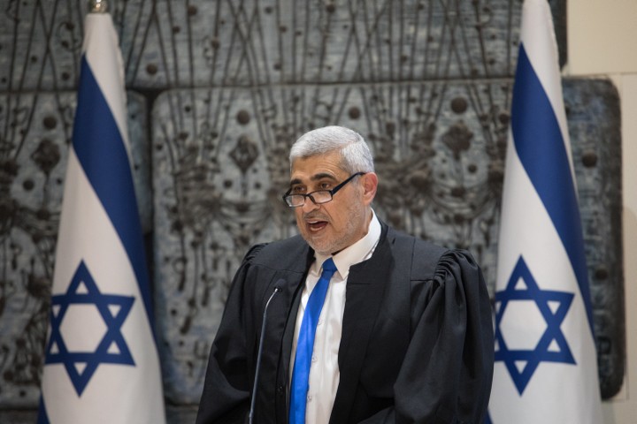 נשיא בתי הדין השרעיים, עבד אל חכים סמארה (רוב גוסט / פלאש 90)