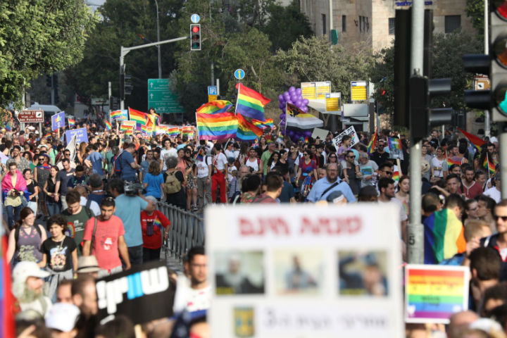 מצעד הגאווה בירושלים 2018 (אורן זיו/אקטיבסטילס)