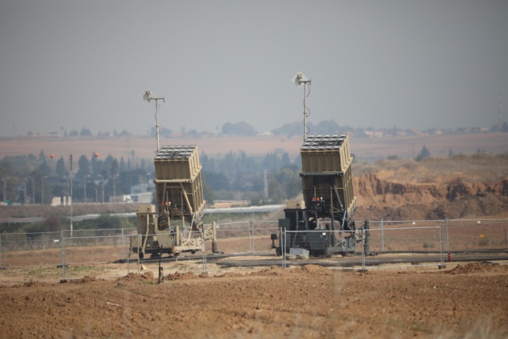 סוללות כיפת ברזל שהוצבו בדרום היום 12.11.2018 (אורן זיו/ אקטיבסטילס)