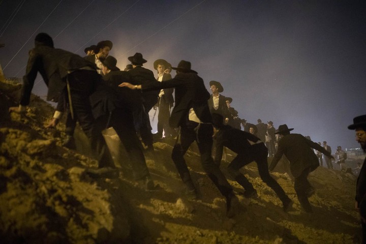 הפגנת הפלג הירושלמי במחאה על מעצרו על עריק. בני ברק 1 בנובמבר 2018 (אורן זיו / אקטיבסטילס)