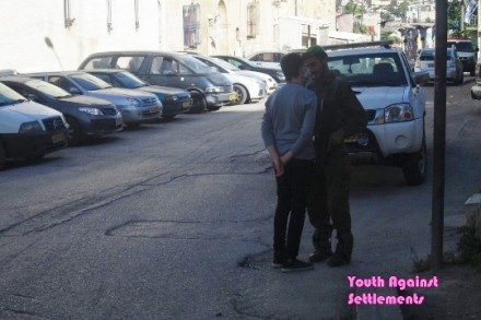 מתוך הסרטון שפרסם ארגון Youth Against Settlements, חברון