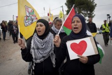 הפגנה לא אלימה בכפר נבי סלאח (צילום: אקטיבסטילס) הפגנה לא אלימה בכפר נבי סלאח (צילום: אקטיבסטילס)
