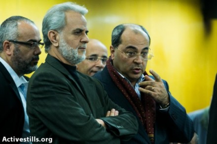 ח"כ אחמד טיבי ואיברהים צרצור (צילום: יותם רונן / אקטיבסטילס)