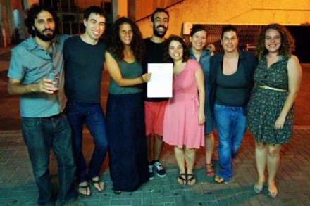 לאחר החתימה על ההסכם הקיבוצי בבית הספר הדמוקרטי ביפו