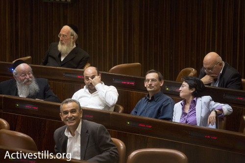 חנין זועבי, דב חנין, ג'מאל זחאלקה (אורן זיו / אקטיבסטילס)