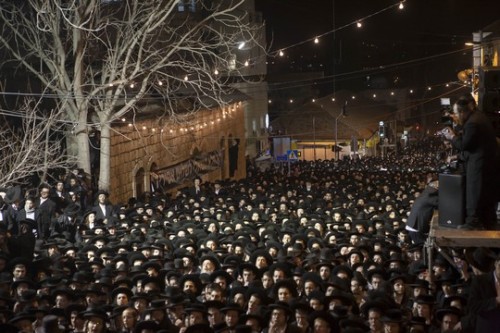 הפגנת חרדים נגד גיוס, ירושלים (טוהר לב ג'יקובסון)