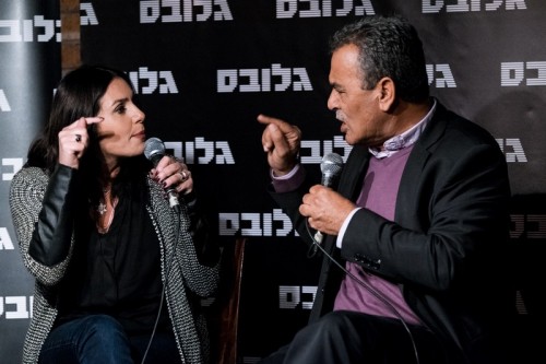ג'מאל זחאלקה בעימות עם מירי רגב (יותם רונן / אקטיבסטילס)