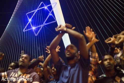 מחאת הקהילה האתיופית נגד אלימות משטרתית (אורן זיו/אקטיבסטילס)