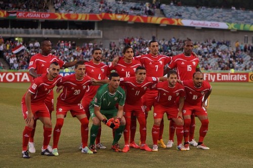 נבחרת פלסטין בכדורגל (צילום: Nasya Bahfen פליקר CC BY-ND 2.0) נבחרת פלסטין בכדורגל (צילום: Nasya Bahfen פליקר CC BY-ND 2.0)