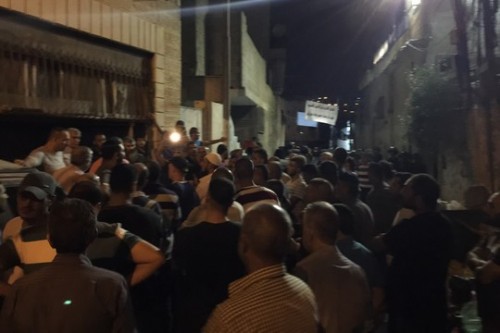 הפגנה בסילוואן (מיכאל סולסברי-כורך)