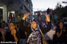 הפגנה בנצרת בתמיכה בפלסטינים ובאל-אקצא (עומר סמיר / אקטיבסטילס)