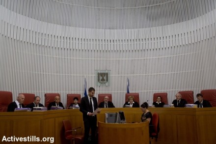 שופטי בית המשפט העליון בתיק נגד חוק ההסתננות, 2014 (אורן זיו / אקטיבסטילס)