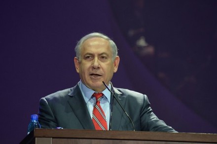 בנימין נתניהו באירוע לציון 25 שנים לעלייה מרוסיה (עמוס בן גרשום, לע"מ)