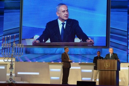 בנימין נתניהו בחידון התנ"ך למבוגרים (עמוס בן גרשום, לע"מ)