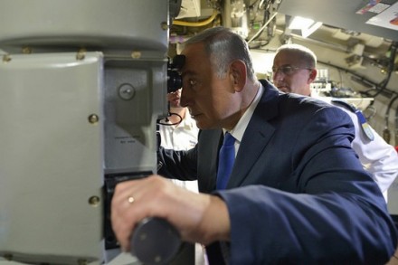 בנימין נתניהו בצוללת אח"י רהב (קובי גדעון, לע"מ)
