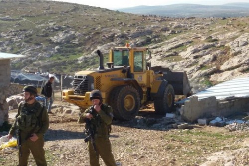 הריסות בתים בדרום הר חברון: הצבא משתמש בשטח אש לגירוש פלסטינים