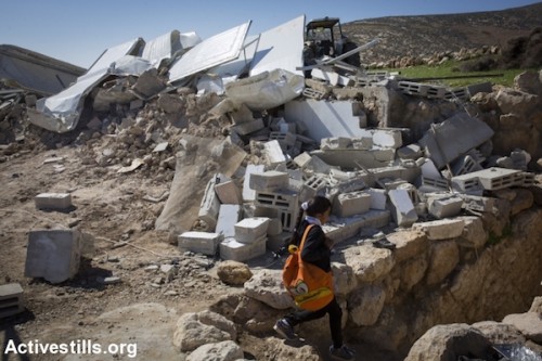 גל הריסות: הצבא החריב את בתיהם של 331 פלסטינים בפברואר