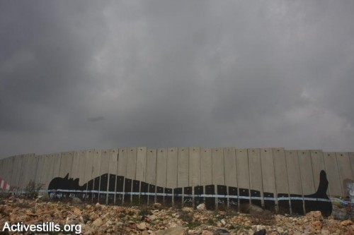 ציור על חומת ההפרדה, בית לחם (אן פאק / אקטיבסטילס)