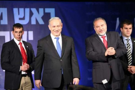חידוש הברית? נתניהו וליברמן באירוע של "הליכוד-ביתנו". ינואר 2013. (יותם רונן/אקטיבסטילס)