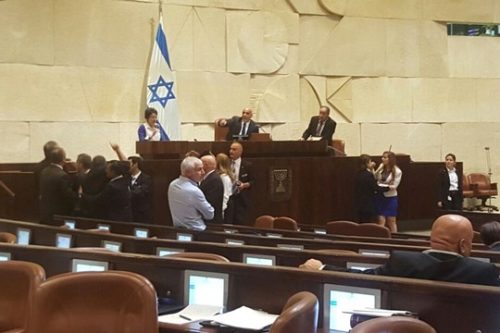 זועבי מותקפת בעקבות דרישתה מישראל להתנצל ואף לפצות אותה על מסע ההסתה שעברה בעקבות השתתפותה במשפט המרמרה. נראה שהח"כים שרותחים על ההסכם שחתם נתניהו עם ארדואן, החליטו לכלות זעמם בזועבי. (צילום באדיבות דוברות הרשימה המשותפת)